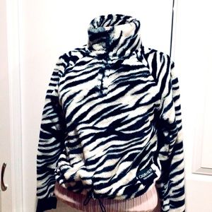 Calvin Klein Fur Cropped Top